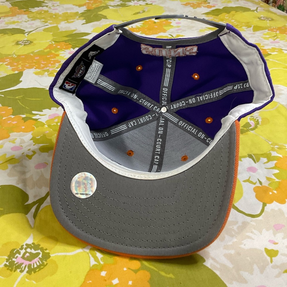 NBA Phoenix Suns Authentic Official On-Court Cap Adjustable - Picture 3 of 4